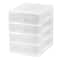 IRIS White Compact Desktop 4-Drawer System